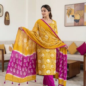 Snigdha Unstitched Cotton Shalwar Kameez