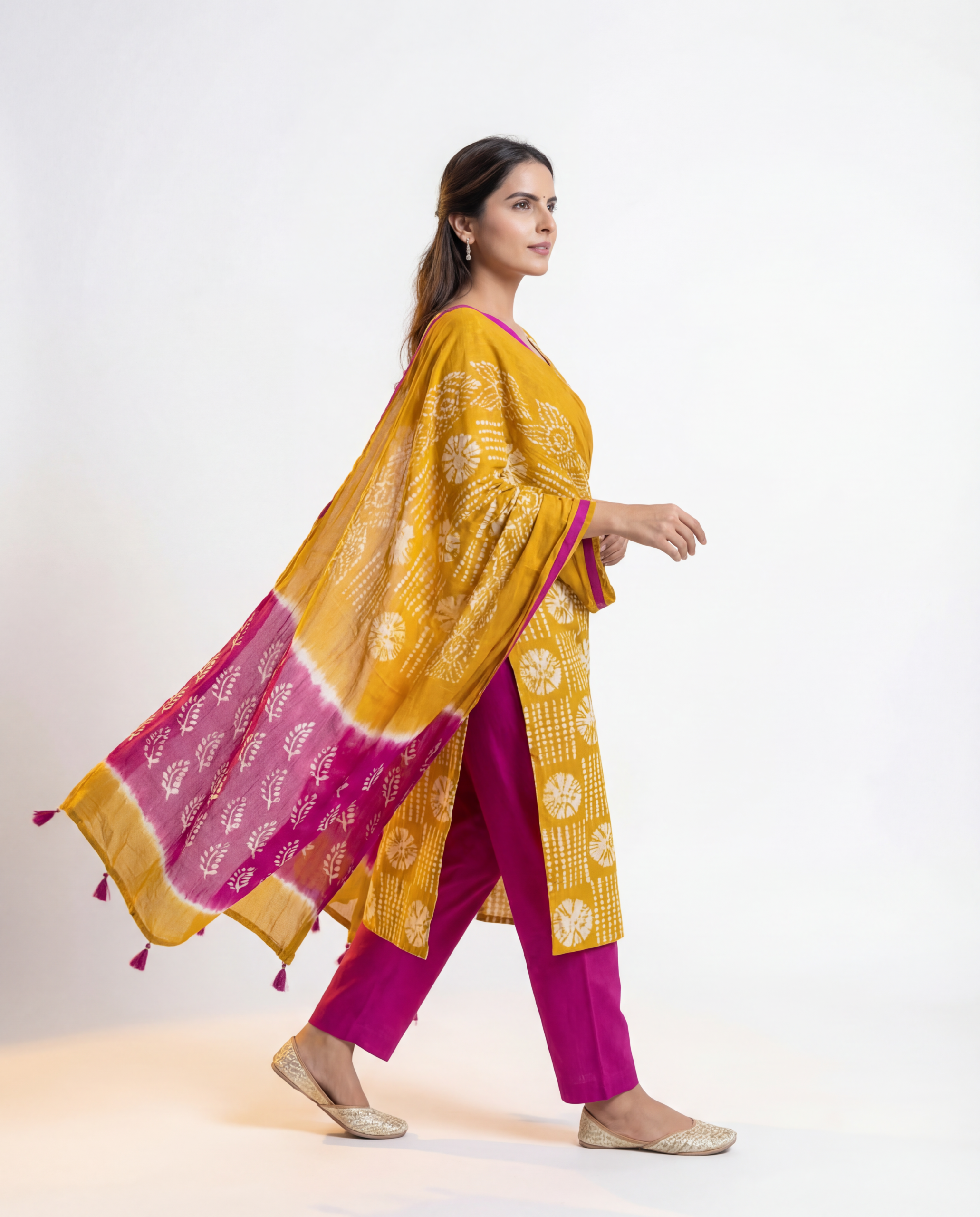 Snigdha Unstitched Cotton Shalwar Kameez - Image 7