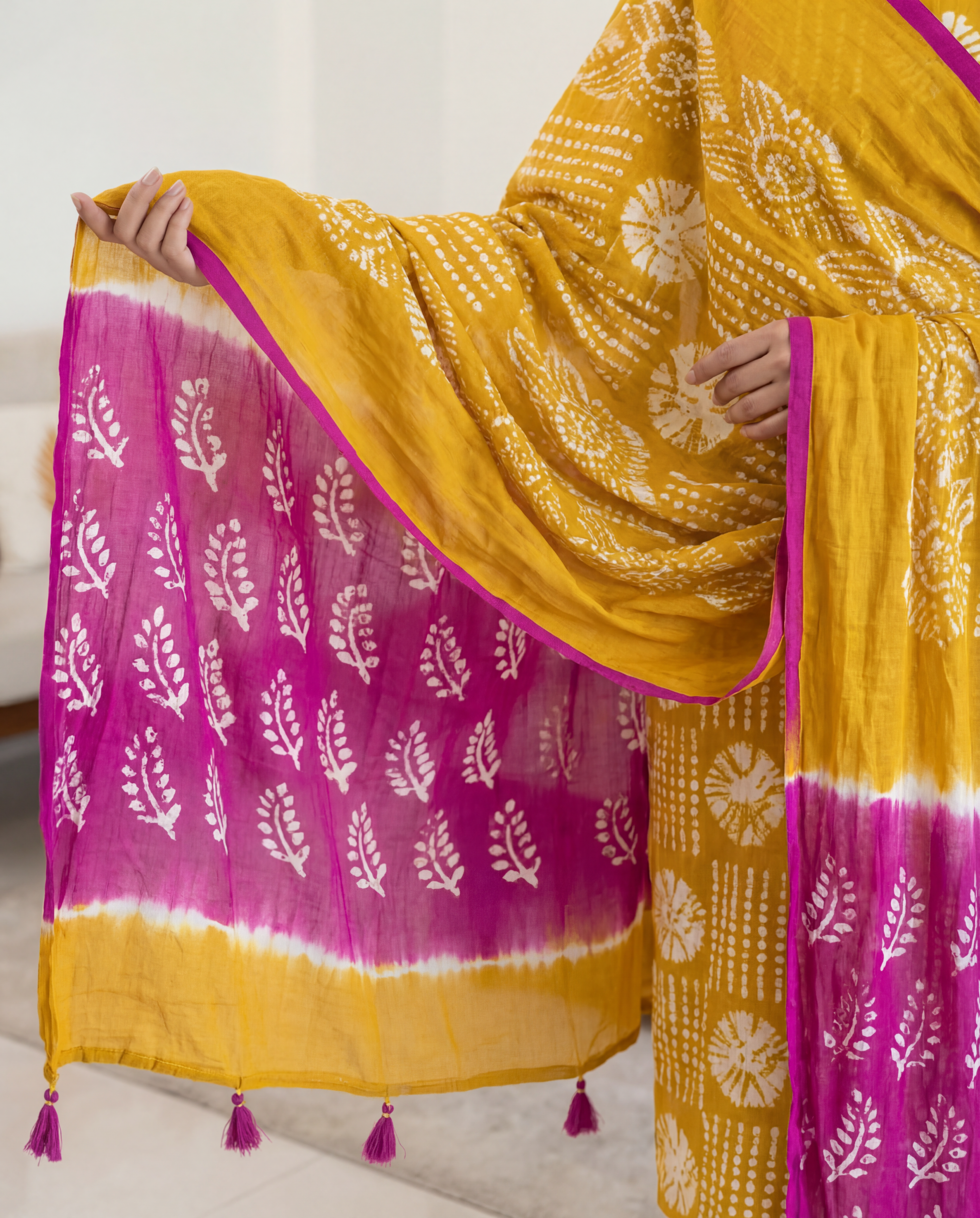 Snigdha Unstitched Cotton Shalwar Kameez - Image 3