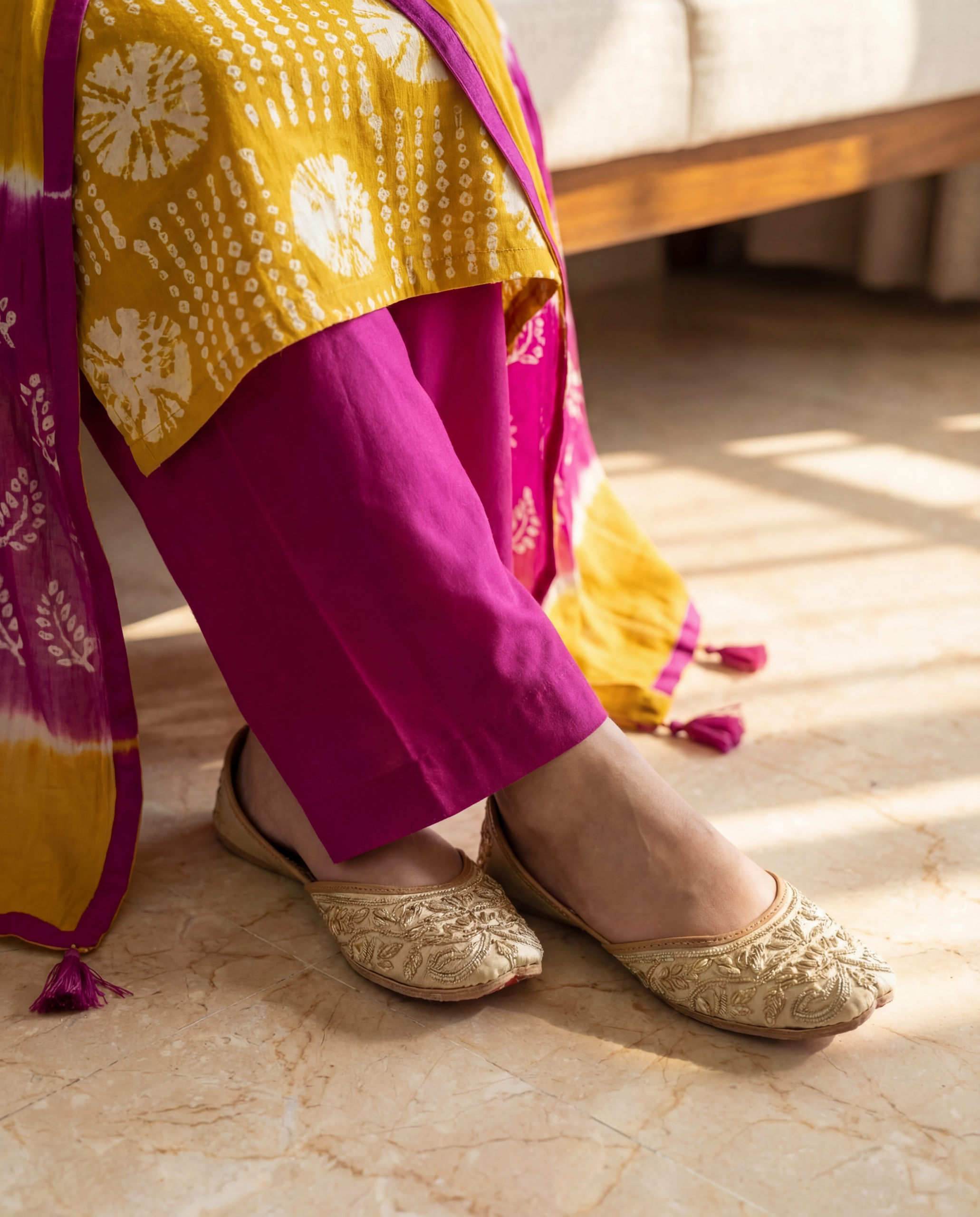 Snigdha Unstitched Cotton Shalwar Kameez - Image 4